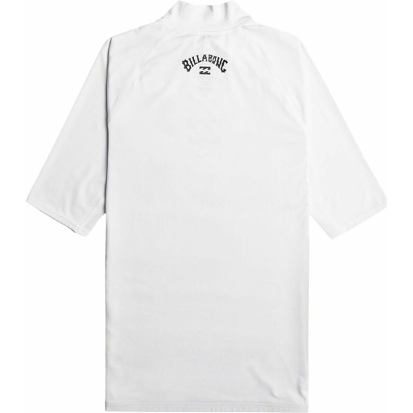 2026 Billabong Mens Waves All Day UV50 Short Sleeve Rash Vest EBYWR00101 - White